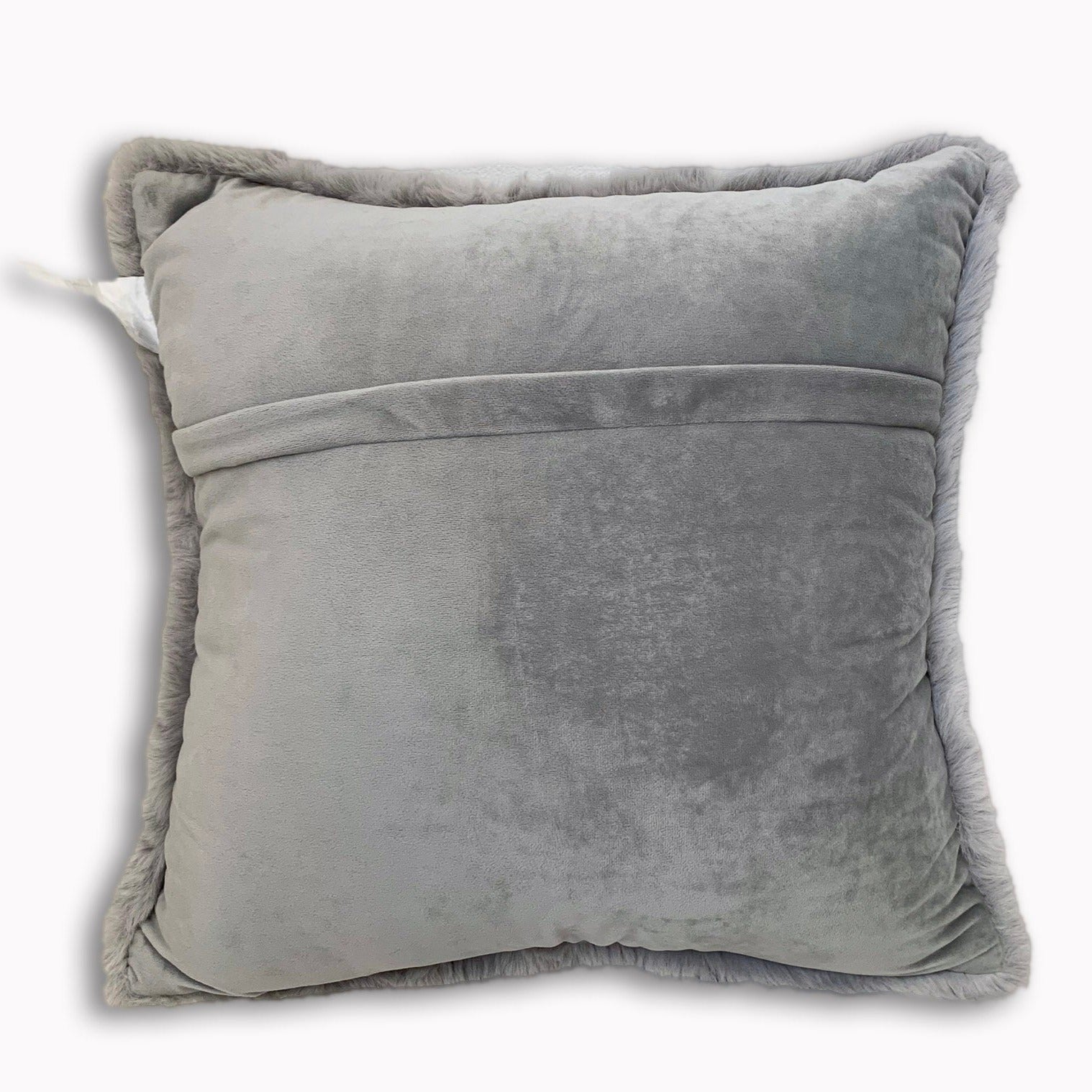 Soft Cozy Fuzzy Faux Fur Throw Pillow