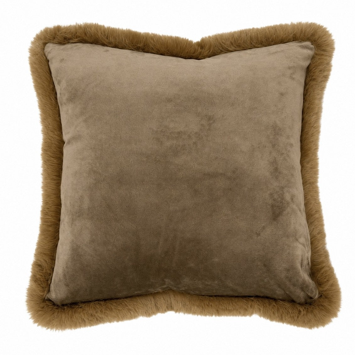 Soft Cozy Fuzzy Faux Fur Throw Pillow
