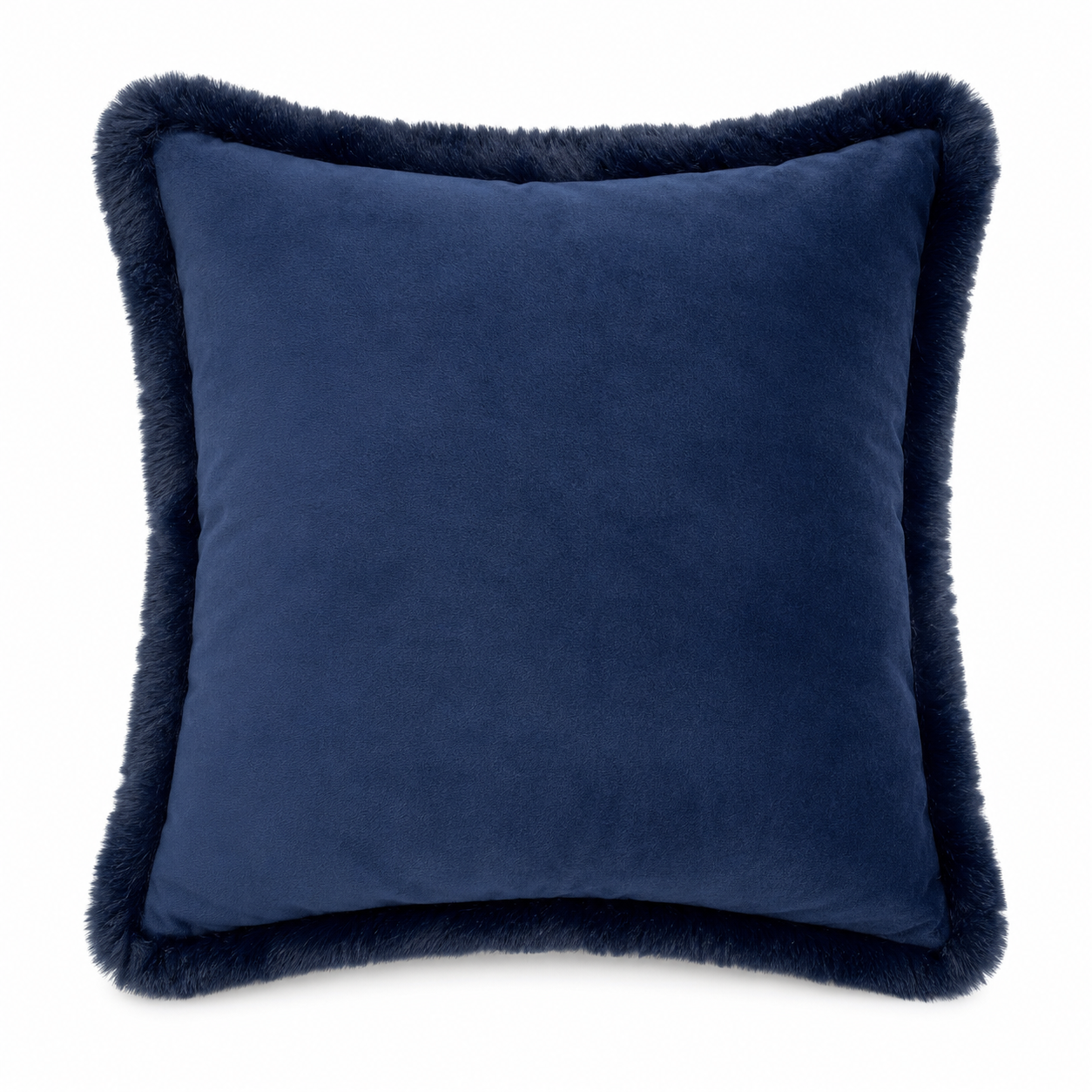 Soft Cozy Fuzzy Faux Fur Throw Pillow