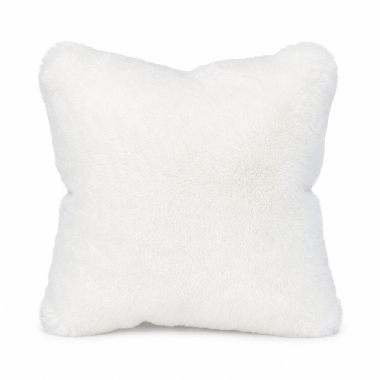 Soft Cozy Fuzzy Faux Fur Throw Pillow