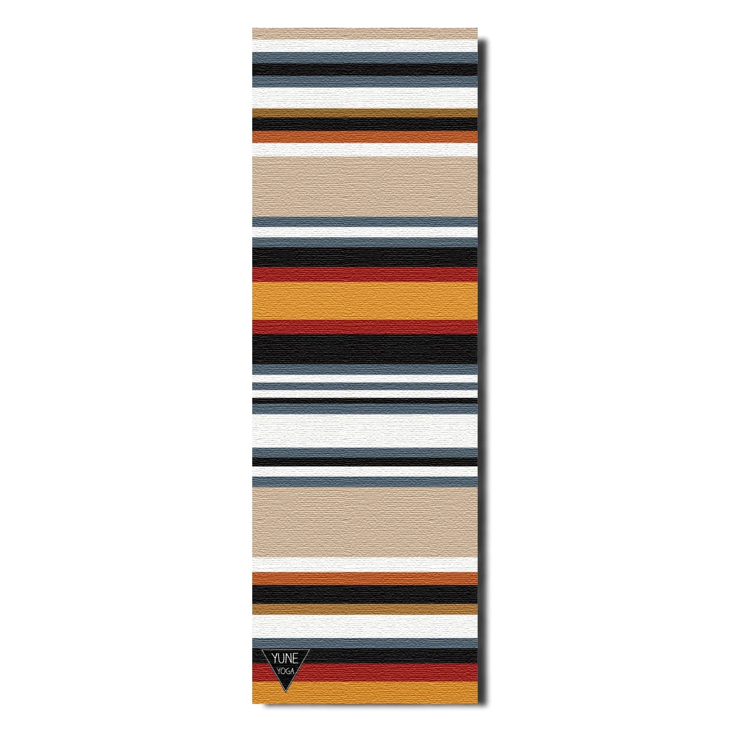 Falcons Rest Yoga Mat – 6 mm Extra Thick, Double-Sided Non-Slip, Eco-Friendly PER with Multi-Color Trail-Inspired Design | Yune Yoga