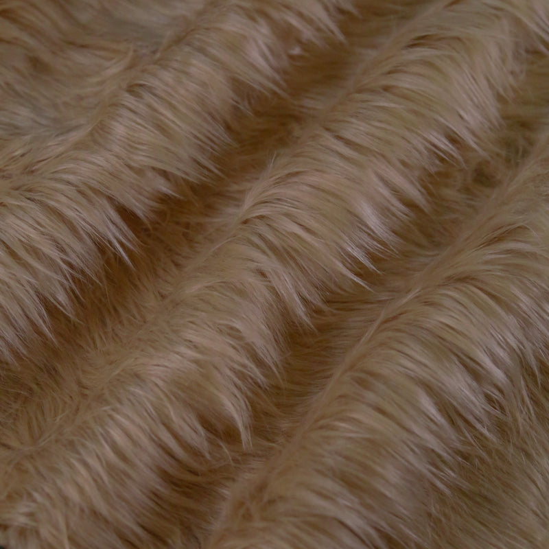 Faux Fur Fabric Squares | Beige