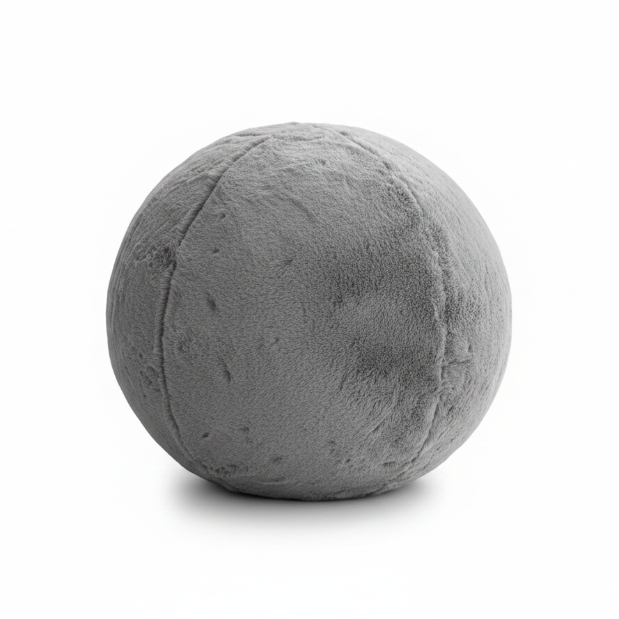 Chinchilla Faux Fur Yoga Ball Chair for Home, Office & Exercise
