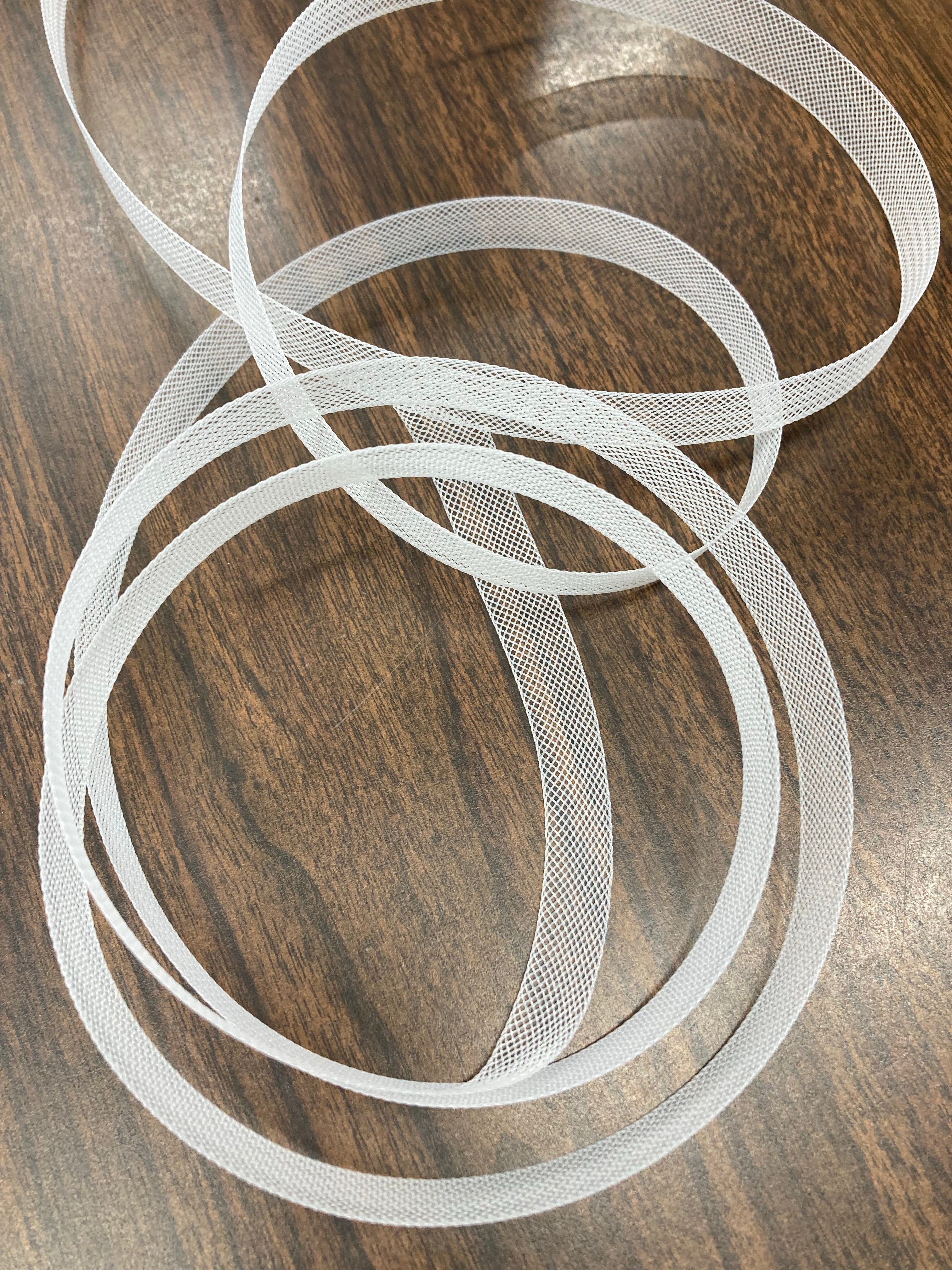 1/2" Wide Crinoline Webbing Horsehair Trim Braid for Sewing 100% Nylon | Lace USA - 1/2" Horse Hair
