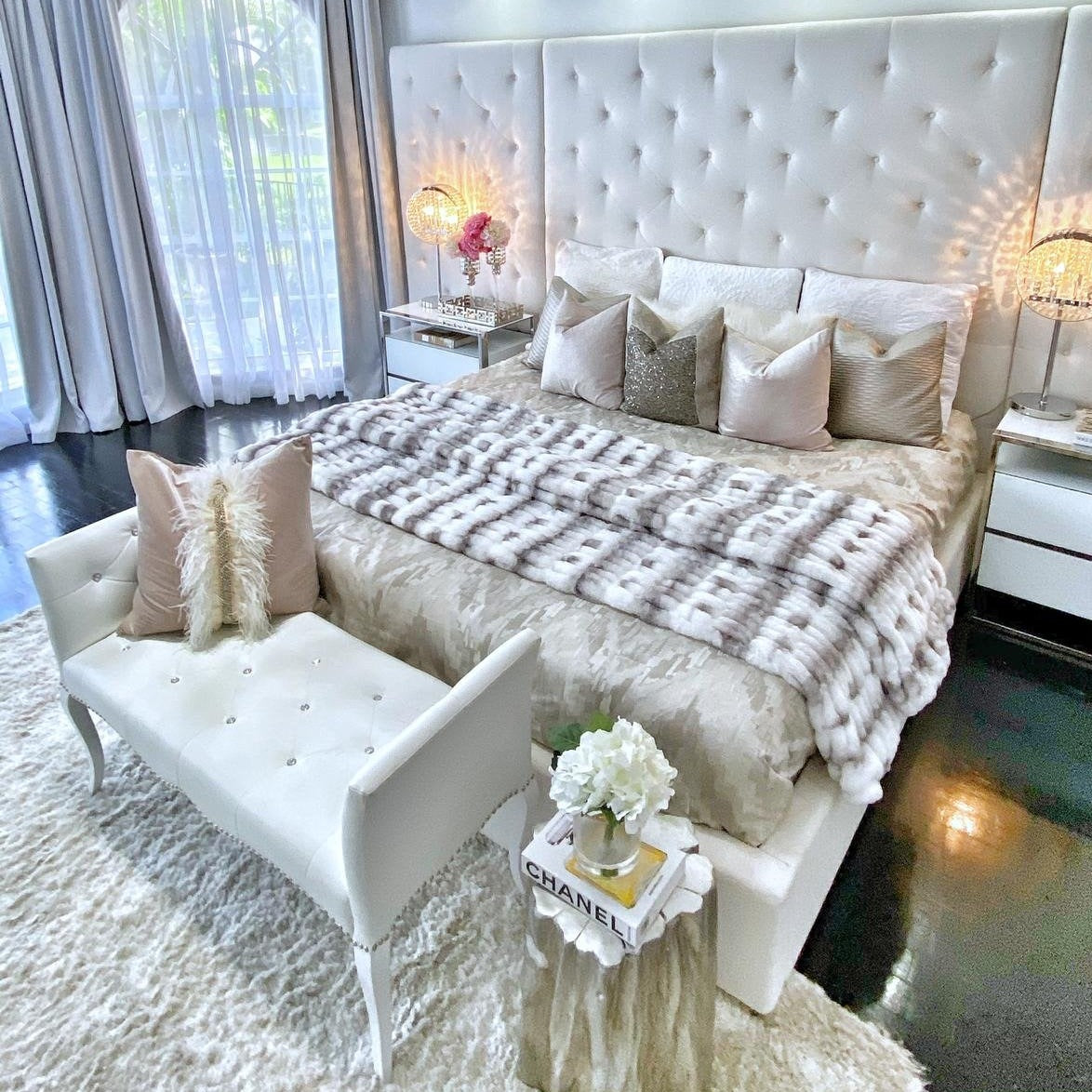 Braided Look Fluffy Soft Faux Fur Gray White Throw/ Quilt/ Blanket/ Coverlet/ Bedspread/ Bedcover/ Comforter
