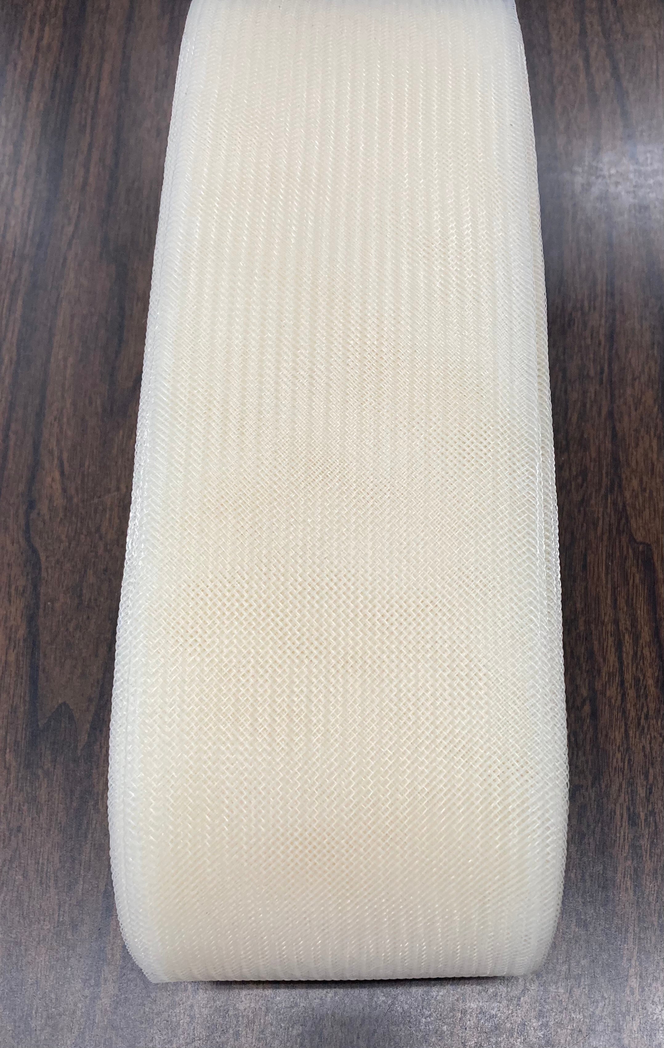 4" Wide Horsehair Braid Boning – Crinoline Trim for Bridal, Quinceañera & Costume Design | Lace USA - 4" Horse Hair