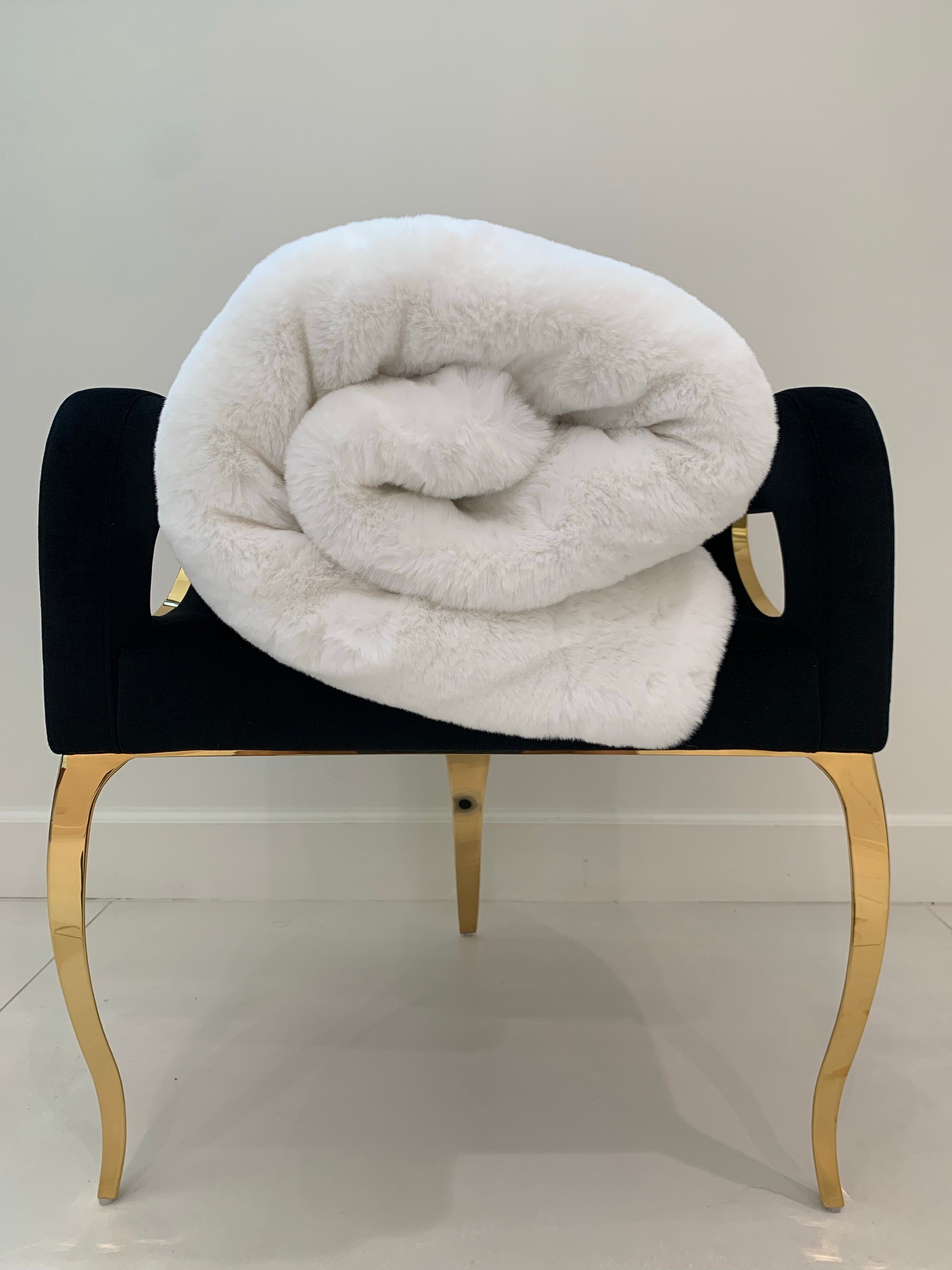 Soft Cozy Faux Fur Blanket/ Coverlet/ Bedspread/ Throw/ Bedcover/ Quilt