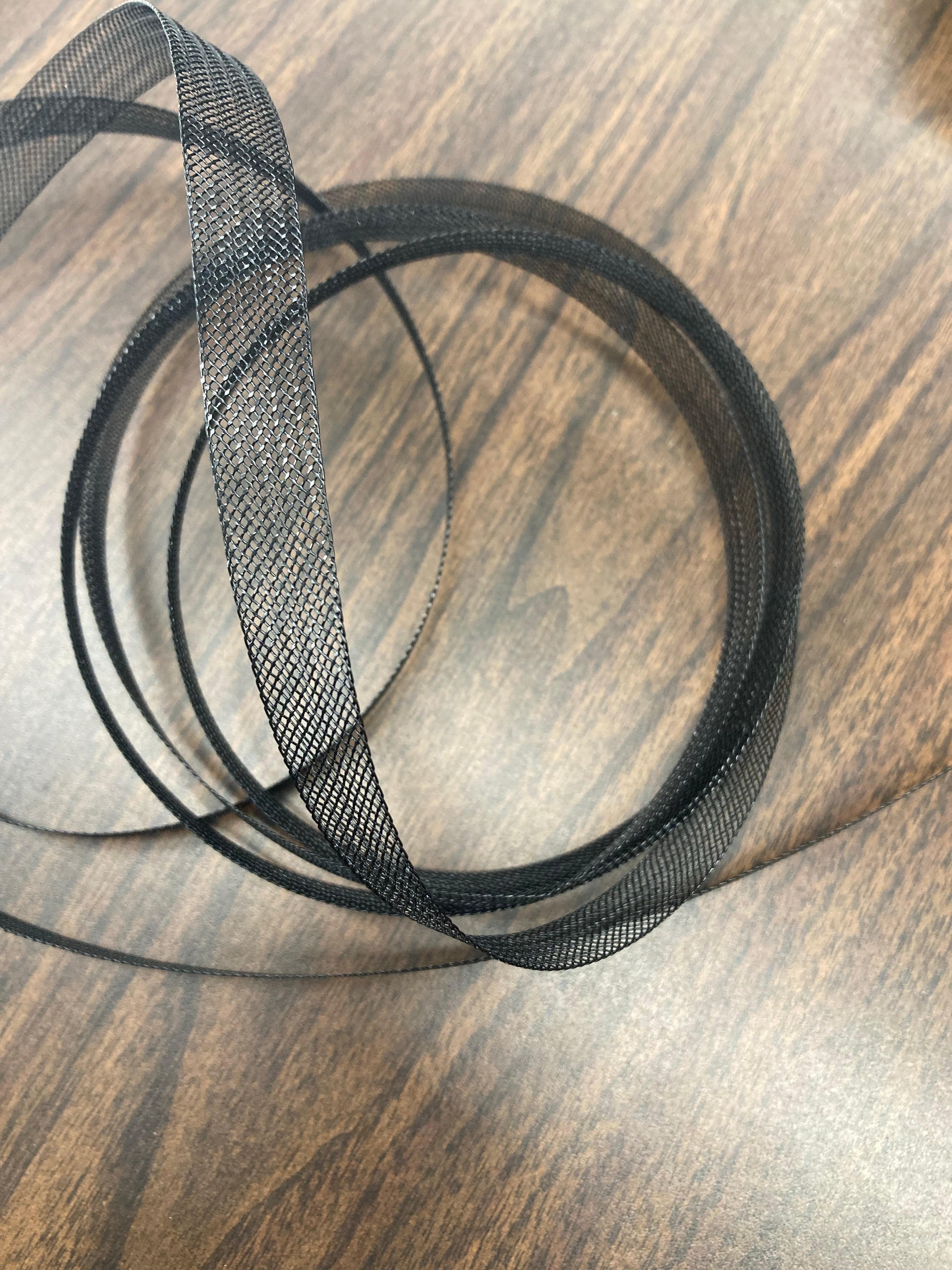 1/2" Wide Crinoline Webbing Horsehair Trim Braid for Sewing 100% Nylon | Lace USA - 1/2" Horse Hair