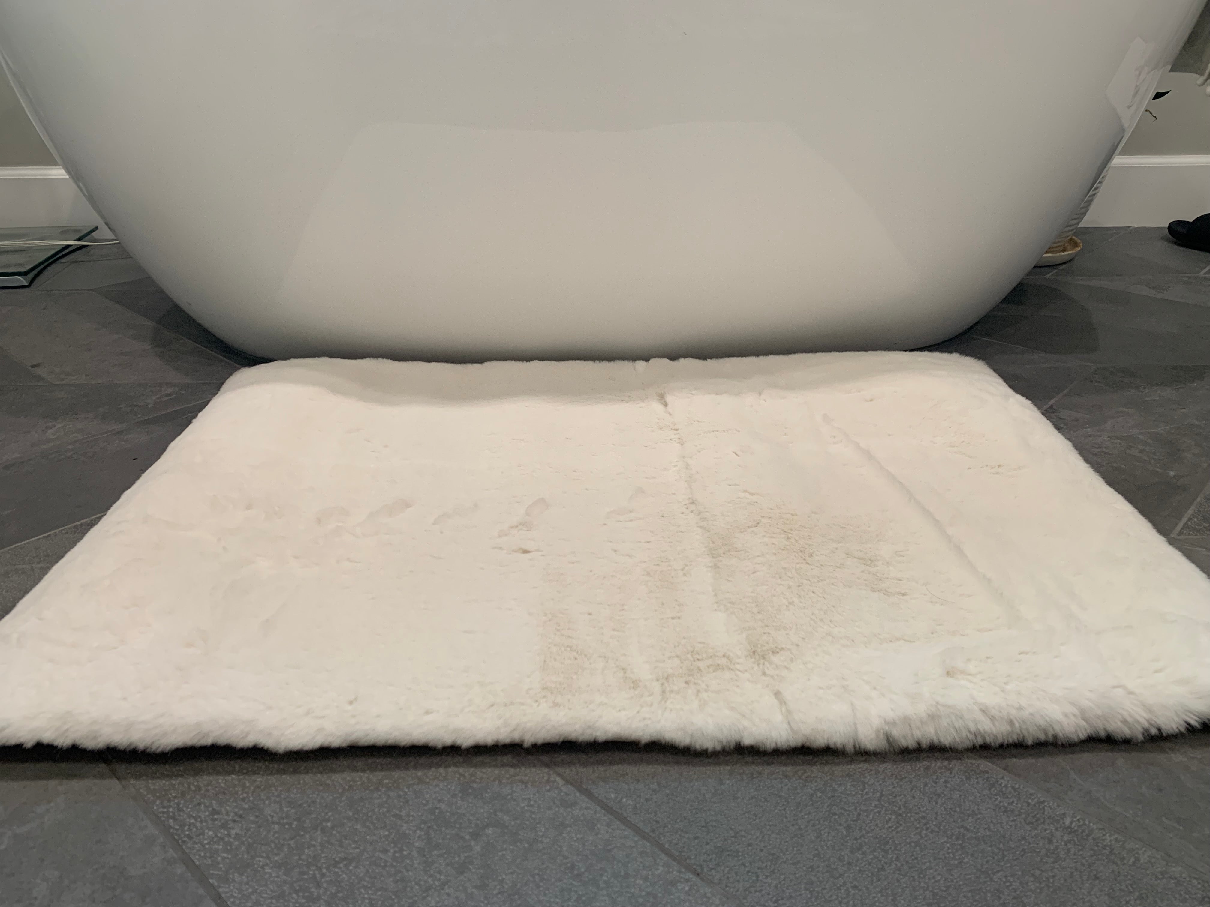 Bath Mat Faux Fur Area Rug / Door Mat/ Kitchen Mat