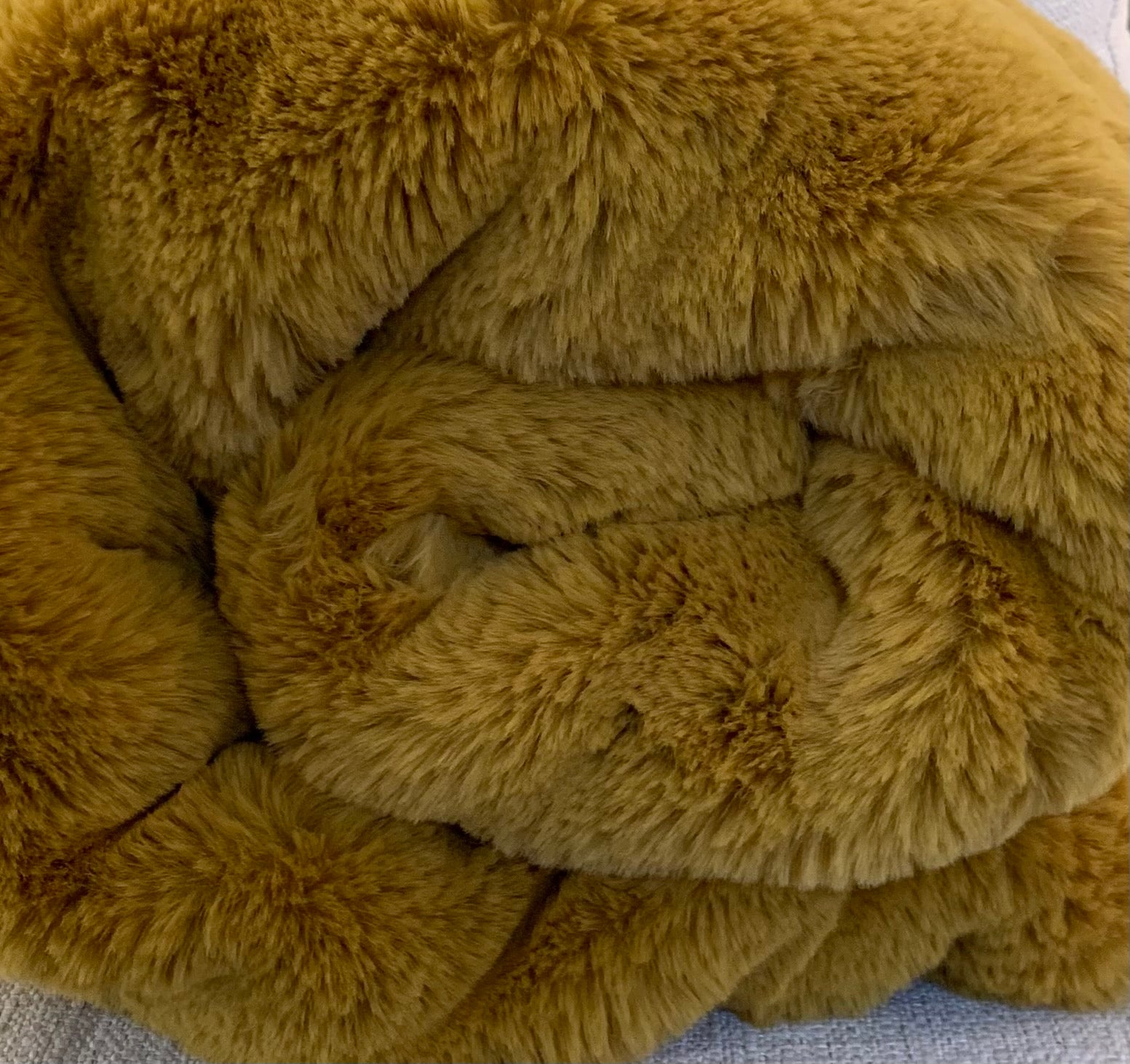Soft Cozy Faux Fur Blanket/ Coverlet/ Bedspread/ Throw/ Bedcover/ Quilt