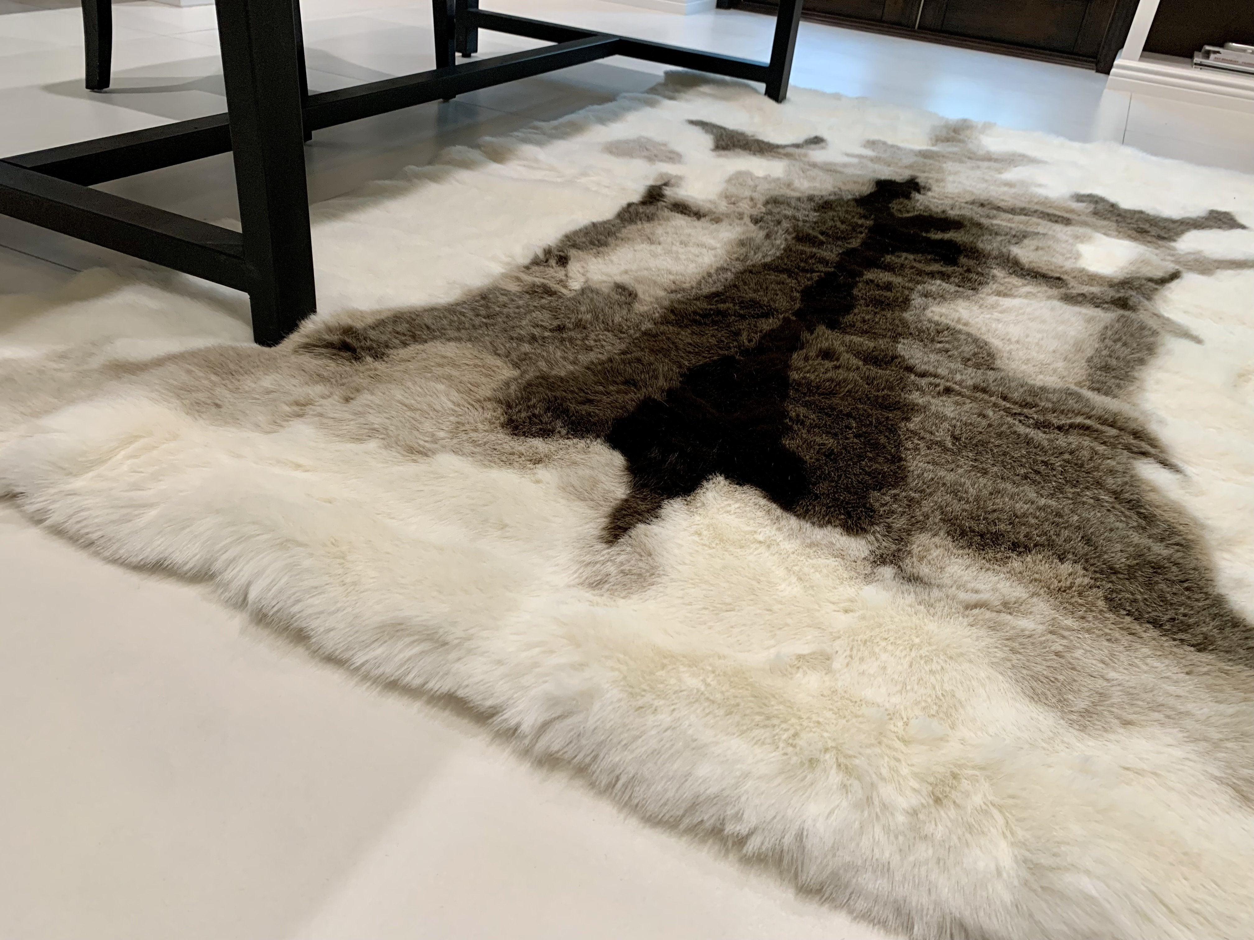 Animal Print Faux Area Rug/Bed Cover Collection