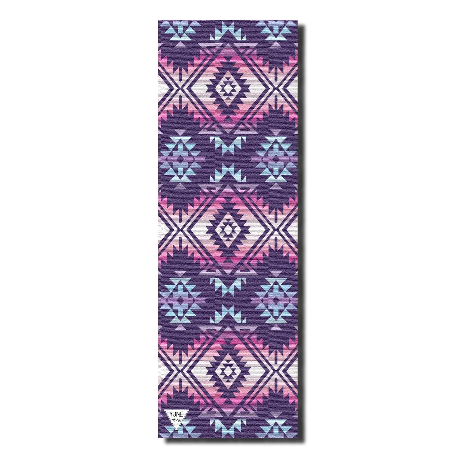 Jerome Midnight Yoga Mat – 6 mm Extra Thick, Double-Sided Non-Slip, Eco-Friendly PER with Deep Purple Midnight Design | Yune Yoga