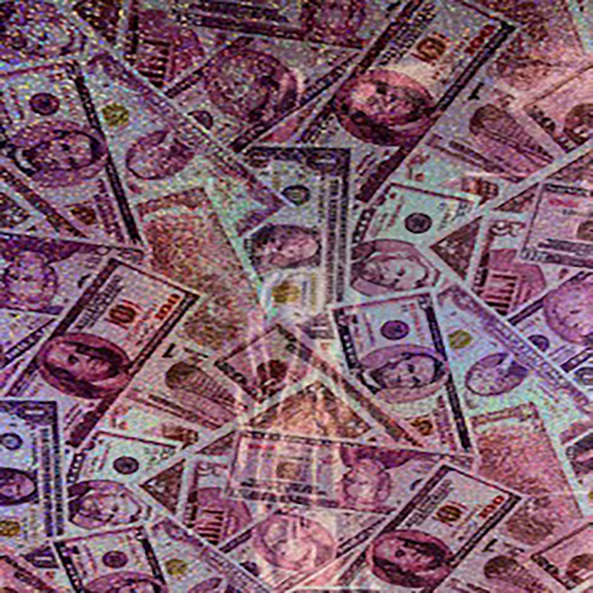 Random Money Hologram: Stretch Polyester Spandex Fabric | Spandex Palace