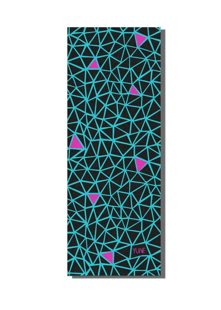 Yoga Mat | 6mm Thick | Black | Non-Slip | Eco Friendly | Yune Yoga | Nakata