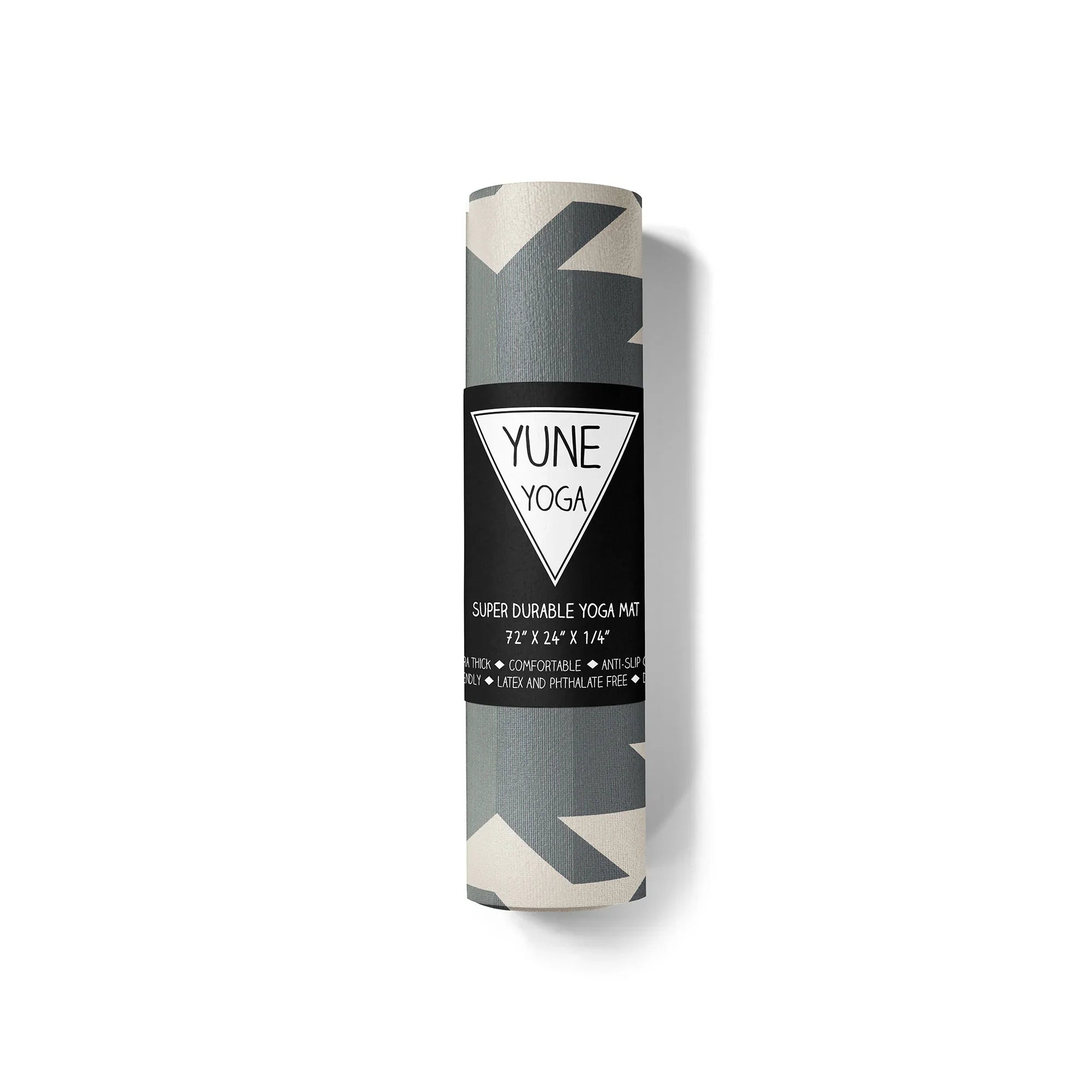 Obsidian Ridge Yoga Mat – 6 mm Extra Thick, Double-Sided Non-Slip, Eco-Friendly PER with UV-Printed Design | Yune Yoga