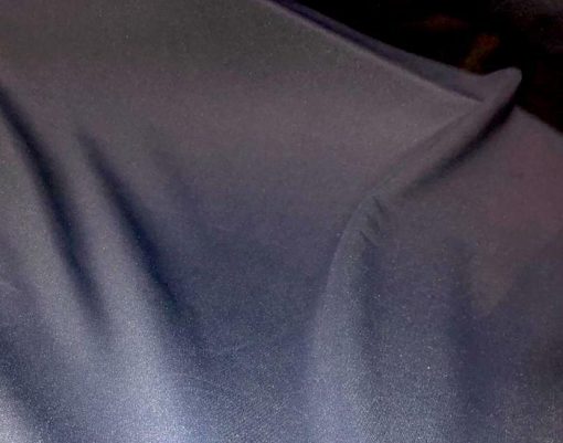 SPORTS POLYESTER CIRCULAR KNIT FABRIC NAVY BLUE 62" WIDE MADE IN USA BY THE YARD