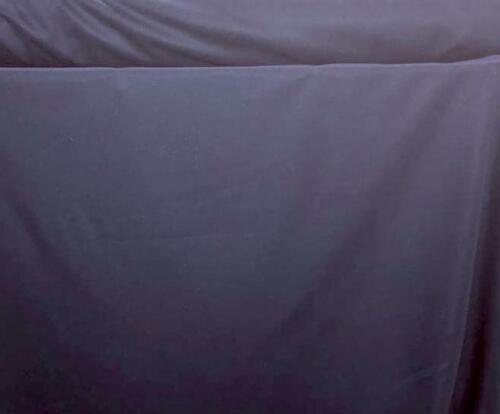 SPORTS POLYESTER CIRCULAR KNIT FABRIC NAVY BLUE 62" WIDE MADE IN USA BY THE YARD