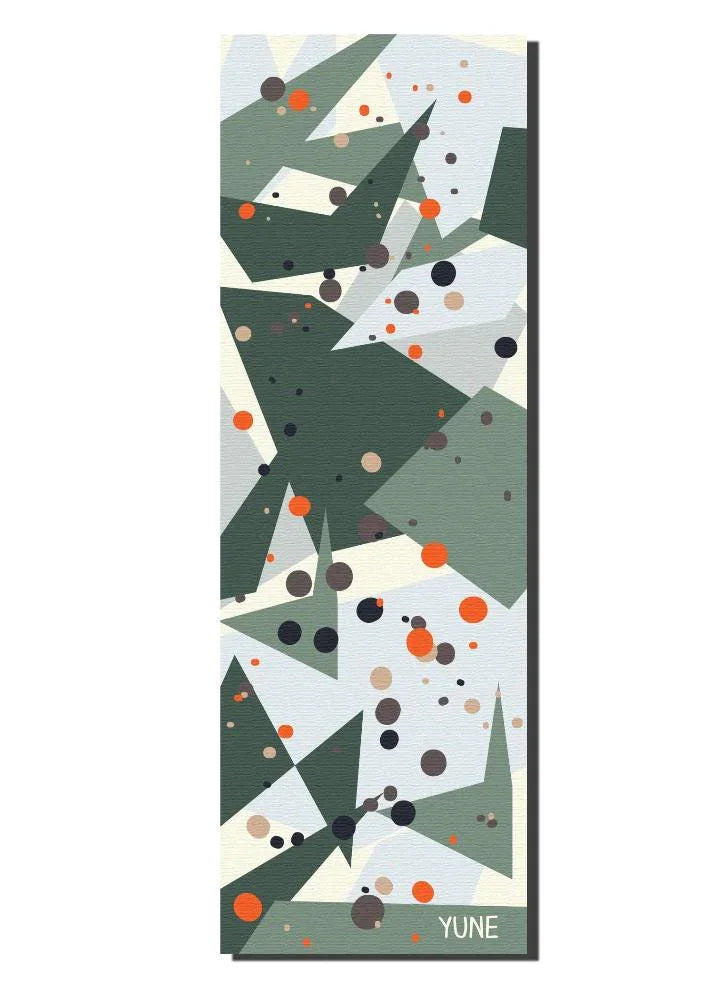 Yoga Mat | 6mm Thick | Green | Non-Slip | Eco Friendly | Yune Yoga | Basalt