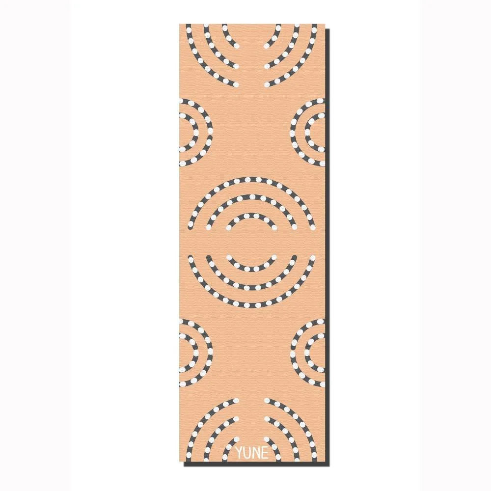 CE58 Tan 6mm Non-Slip Yoga Mat | Cushioned Grip, Easy-Clean PER | Yune Yoga