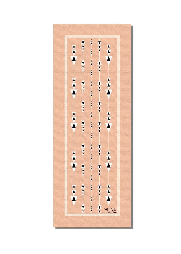 Margot “Golden Hour Flow” Yoga Mat – 6mm Non-Slip, Eco-Friendly (Tan)