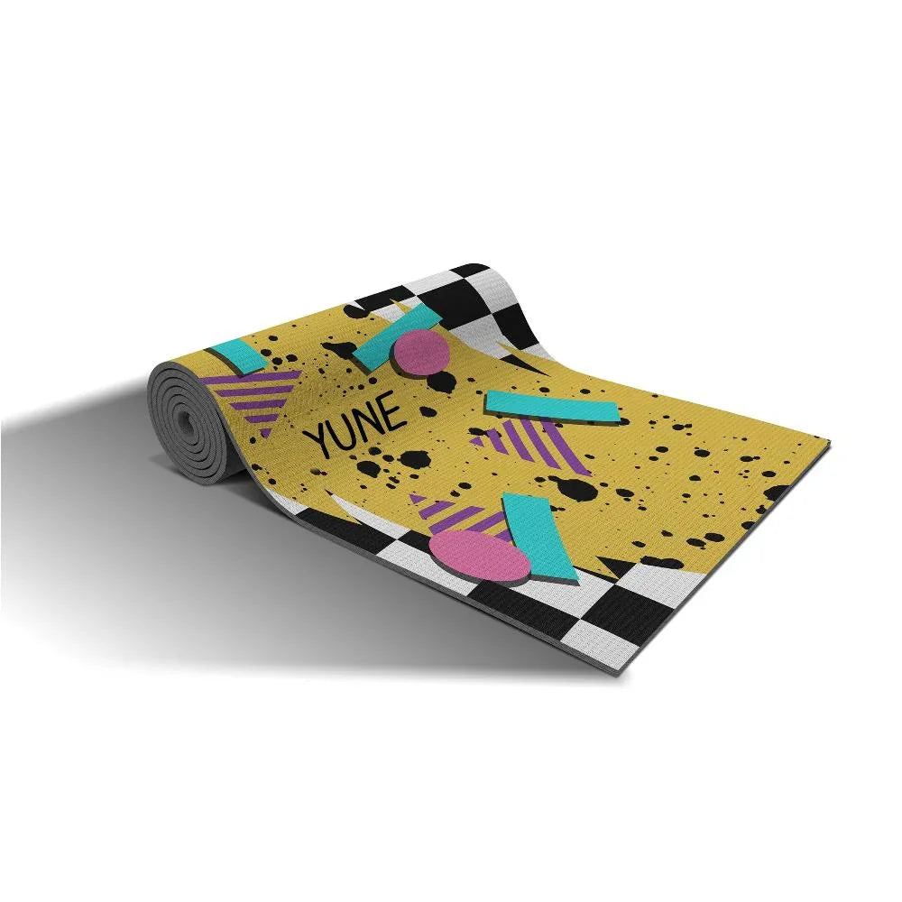 Radical Yoga Mat – 6mm Non-Slip, Eco-Friendly & Vibrant Yellow Design | Yune Yoga