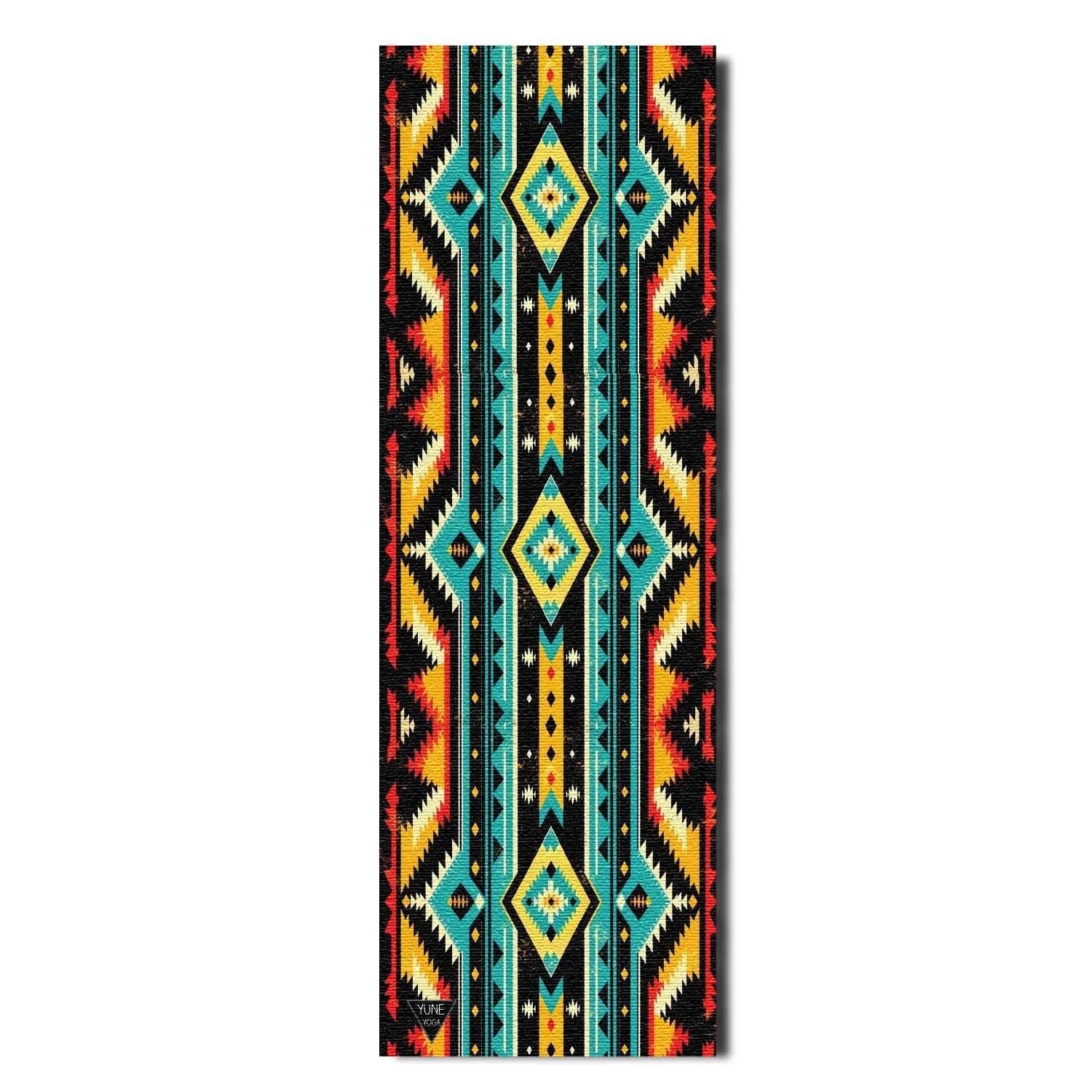 Wolfs Eye Yoga Mat – 6 mm Extra Thick, Double-Sided Non-Slip, Eco-Friendly PER with UV-Printed Design | Yune Yoga